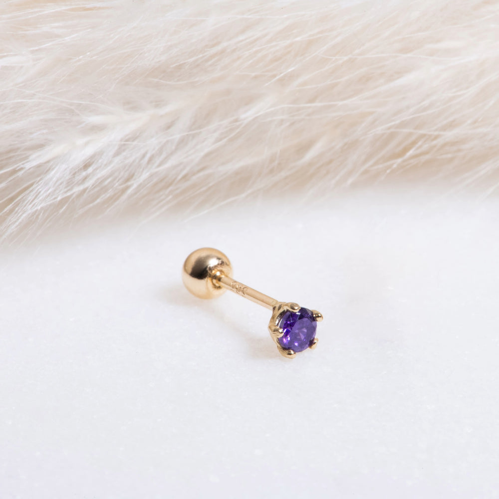 
            
                Load image into Gallery viewer, Birthstone Piercing - February
            
        
