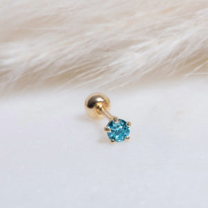 
            
                Load image into Gallery viewer, Birthstone Piercing - March
            
        