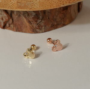 14k Diamond style mini mouse