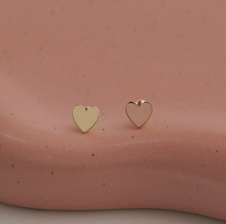 14k Gold Classic Mini Heart