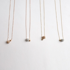 
            
                Load image into Gallery viewer, 14k Gold Necklace with Sugar Stone
            
        