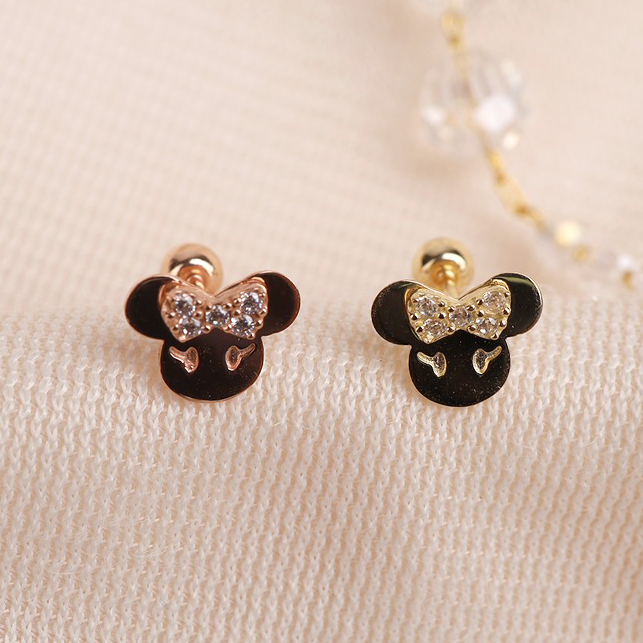 14k Gold Baby Mouse Piercing